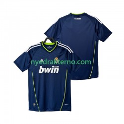 Real Madrid Fotballdrakt Retro Herre Bortedraktsett 2011 2010 Kortermet