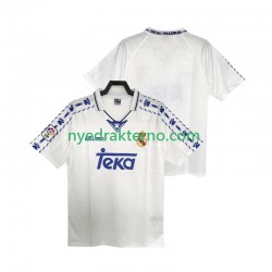 Real Madrid Fotballdrakt 1996 1997 Retro Herre Hjemmedraktsett Kortermet