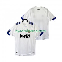 Real Madrid Fotballdrakt Retro Herre Hjemmedraktsett 2011 2010 Kortermet