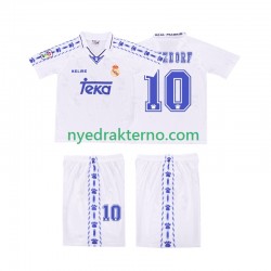 Real Madrid Fotballdrakt SEEDORF 10 1996 1997 Retro Barn Hjemmedraktsett Kortermet