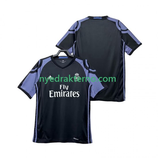 Real Madrid Fotballdrakt 2016 2017 Retro Herre Tredjedraktsett Kortermet