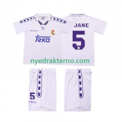 Real Madrid Fotballdrakt ZIDANE 5 1996 Retro Barn Hjemmedraktsett 1994 Kortermet