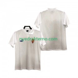 Real Zaragoza Fotballdrakt 1995 Retro Herre Hjemmedraktsett Kortermet