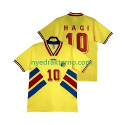 Romania Fotballdrakt Hagi 10 Retro Herre Hjemmedraktsett 1994 Kortermet