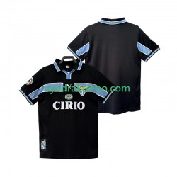 SS Lazio Fotballdrakt 1998 Retro Herre Bortedraktsett 1999 Kortermet