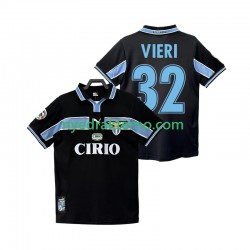 SS Lazio Fotballdrakt VIERI 32 1998 Retro Herre Bortedraktsett 1999 Kortermet