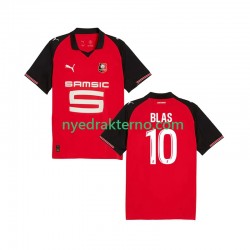 Stade Rennais Fotballdrakt Ludovic Blas 10 Herre Hjemmedraktsett 2025-2026 Kortermet