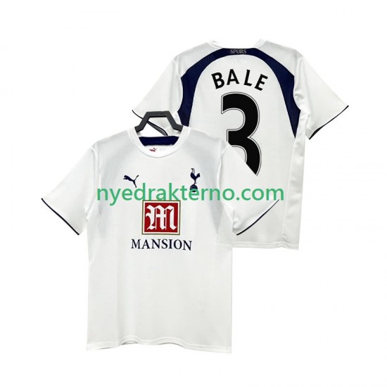 Tottenham Hotspur Fotballdrakt Bale 3 2007 Retro Herre Hjemmedraktsett 2006 Kortermet
