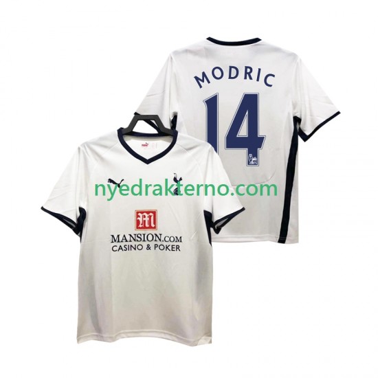 Tottenham Hotspur Fotballdrakt Modrić Luca 14 2009 Retro Herre Hjemmedraktsett 2008 Kortermet