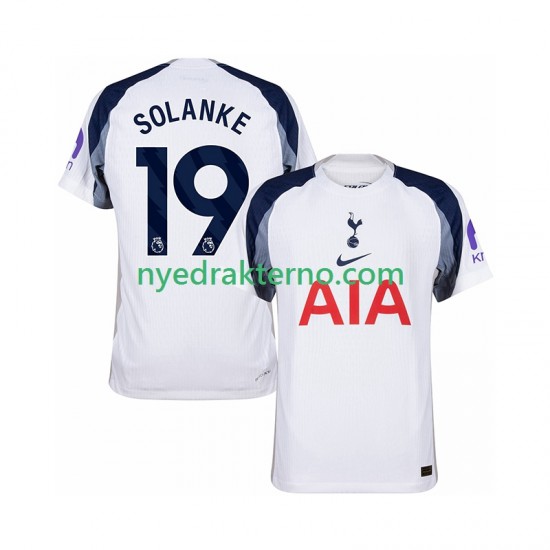 Tottenham Hotspur Fotballdrakt Solanke 19 Herre Hjemmedraktsett 2025-2026 Kortermet