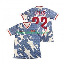 USA Fotballdrakt LALAS 22 Retro Herre Bortedraktsett 1994 Kortermet