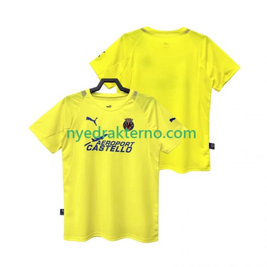 Villarreal CF Fotballdrakt 2005 Retro Herre Hjemmedraktsett 2006 Kortermet