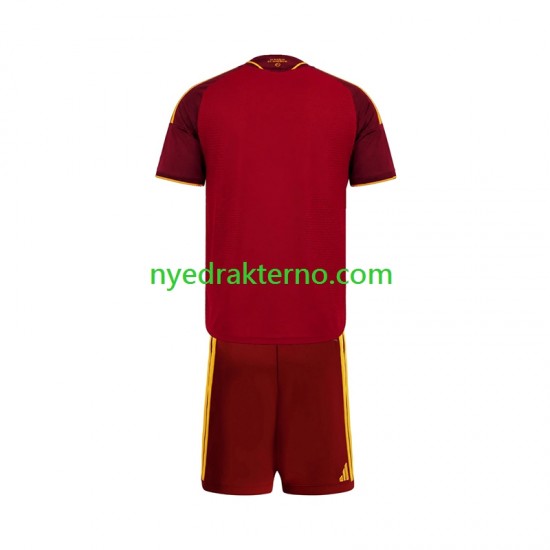 AS Roma Fotballdrakt Barn Hjemmedraktsett 2026-2027 Kortermet