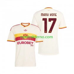 AS Roma Fotballdrakt Manu Kone 17 Herre Bortedraktsett 2026-2027 Kortermet