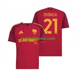 AS Roma Fotballdrakt Paulo Dybala 21 Herre Hjemmedraktsett 2026-2027 Kortermet