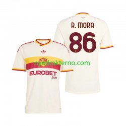 AS Roma Fotballdrakt Rodrigo Mora 86 Herre Bortedraktsett 2026-2027 Kortermet