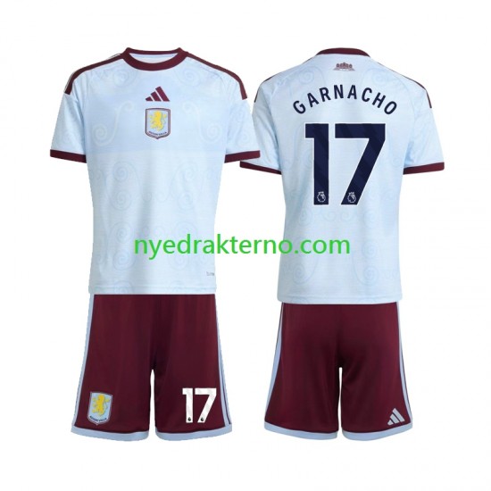 Aston Villa Fotballdrakt Alejandro Garnacho 17 Barn Tredjedraktsett 2026-2027 Kortermet