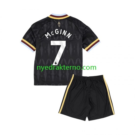 Aston Villa Fotballdrakt John McGinn 7 Barn Bortedraktsett 2026-2027 Kortermet