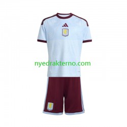 Aston Villa Fotballdrakt Barn Tredjedraktsett 2026-2027 Kortermet