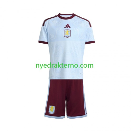 Aston Villa Fotballdrakt Barn Tredjedraktsett 2026-2027 Kortermet