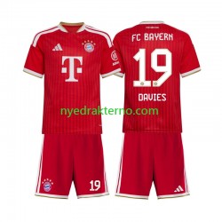 FC Bayern München Fotballdrakt Alphonso Davies 19 Barn Hjemmedraktsett 2026-2027 Kortermet
