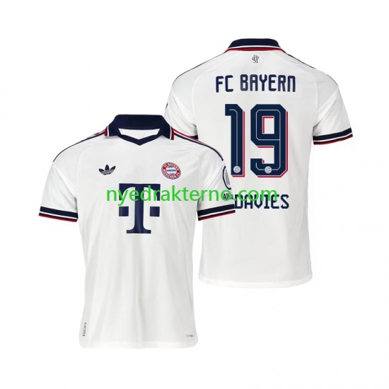 FC Bayern München Fotballdrakt Alphonso Davies 19 Herre Bortedraktsett 2026-2027 Kortermet