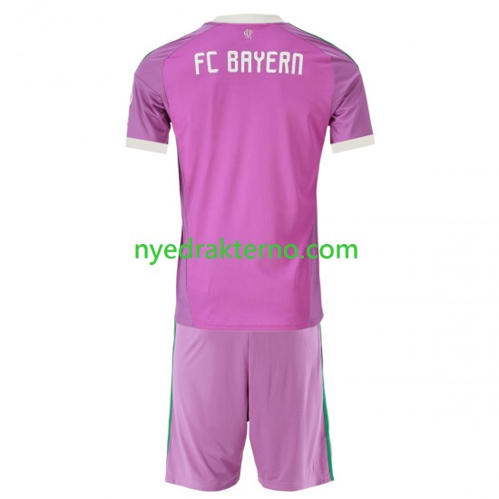 FC Bayern München Fotballdrakt Keeper Barn Tredjedraktsett 2026-2027 Kortermet