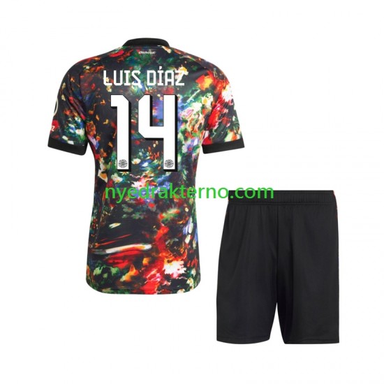 FC Bayern München Fotballdrakt Luis Diaz 14 Oktoberfest Barn Hjemmedraktsett 2026-2027 Kortermet