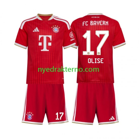 FC Bayern München Fotballdrakt Michael Olise 17 Barn Hjemmedraktsett 2026-2027 Kortermet