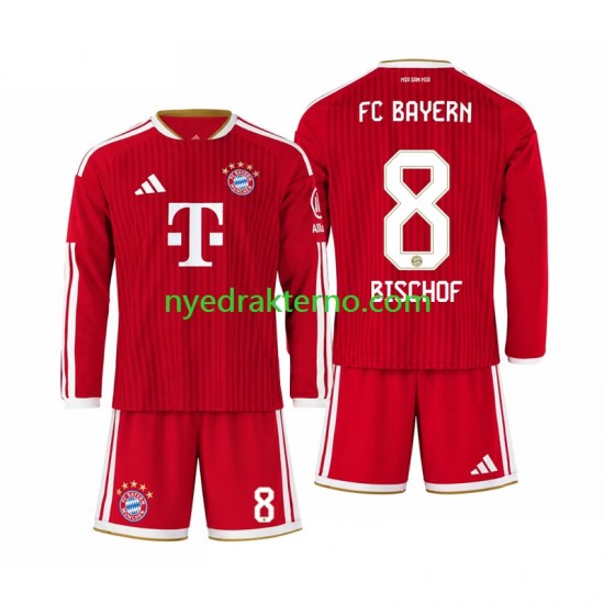 FC Bayern München Fotballdrakt Tom Bischof 8 Barn Hjemmedraktsett 2026-2027 Langermet