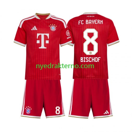 FC Bayern München Fotballdrakt Tom Bischof 8 Barn Hjemmedraktsett 2026-2027 Kortermet