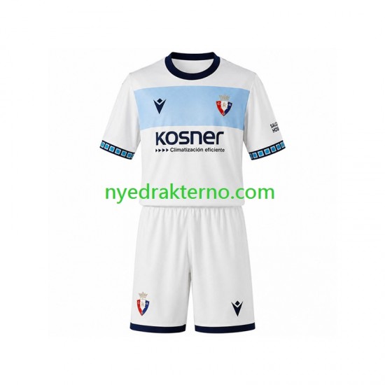 CA Osasuna Fotballdrakt Barn Bortedraktsett 2026-2027 Kortermet