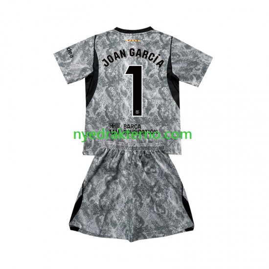FC Barcelona Fotballdrakt Joan Garcia 1 Keeper Barn Bortedraktsett 2026-2027 Kortermet