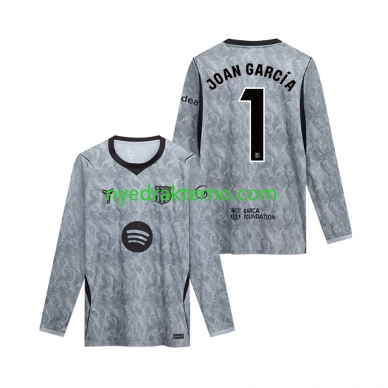 FC Barcelona Fotballdrakt Joan Garcia 1 Keeper Herre Bortedraktsett 2026-2027 Langermet