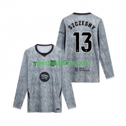 FC Barcelona Fotballdrakt Wojciech Szczesny 13 Keeper Herre Bortedraktsett 2026-2027 Langermet