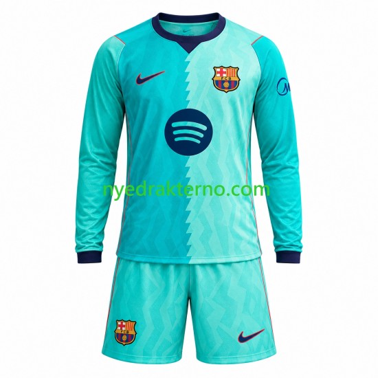 FC Barcelona Fotballdrakt Barn Tredjedraktsett 2026-2027 Langermet