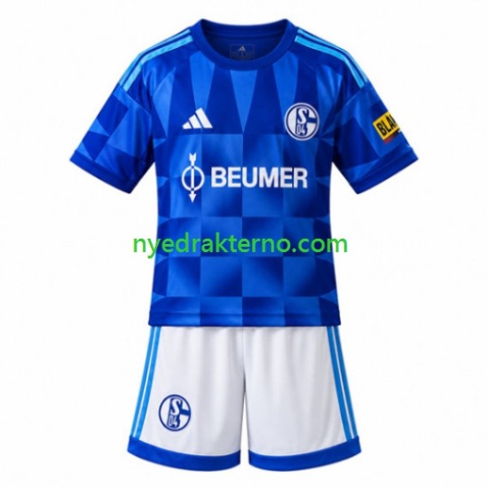 FC Schalke 04 Fotballdrakt Barn Hjemmedraktsett 2026-2027 Kortermet