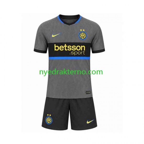 Inter Milan Fotballdrakt Barn Tredjedraktsett 2026-2027 Kortermet