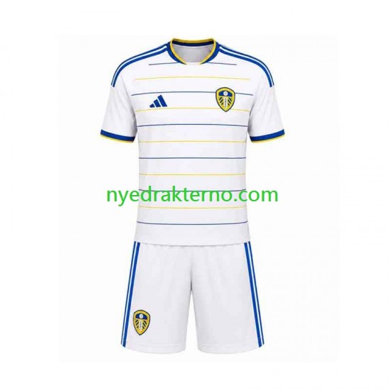 Leeds United Fotballdrakt Barn Hjemmedraktsett 2026-2027 Kortermet