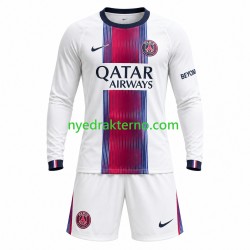 Paris Saint-Germain Fotballdrakt Barn Bortedraktsett 2026-2027 Langermet