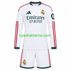Real Madrid Fotballdrakt Barn Hjemmedraktsett 2026-2027 Langermet