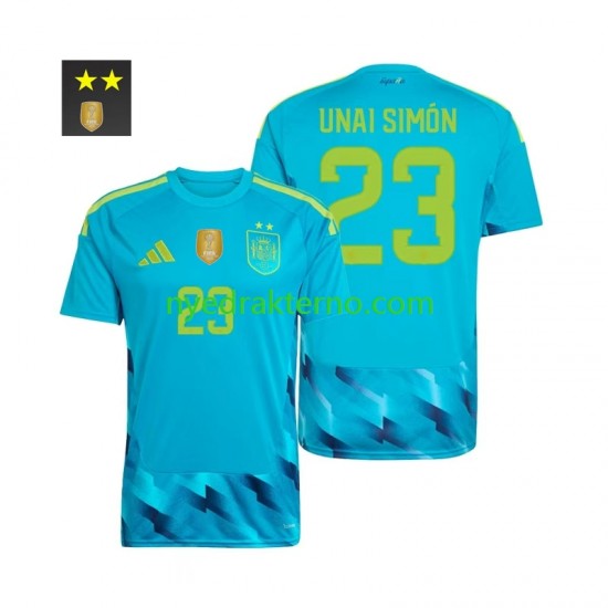 Spania Fotballdrakt Unai Simon 23 Keeper Herre Hjemmedraktsett 2026-2027 Kortermet