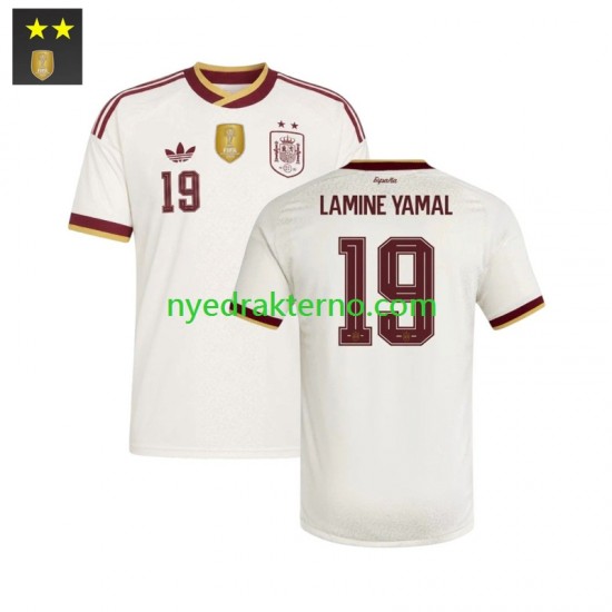Spania Fotballdrakt Lamine Yamal 19 Herre Bortedraktsett 2026-2027 Kortermet