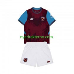 West Ham United Fotballdrakt Barn Hjemmedraktsett 2026-2027 Kortermet