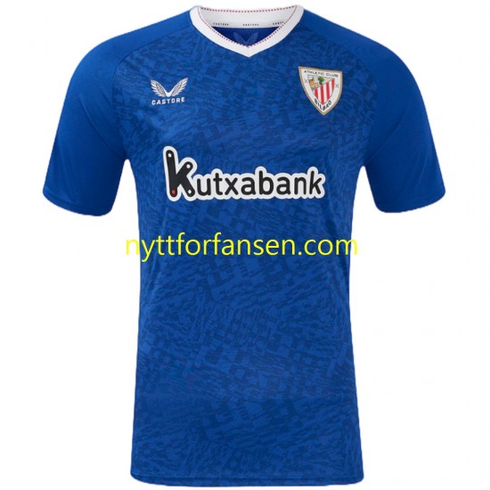 Athletic Bilbao Fotballdrakt Williams JR 10 Herre Bortedraktsett 2024-2025 Kortermet