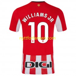 Athletic Bilbao Fotballdrakt Williams JR 10 Herre Hjemmedraktsett 2024-2025 Kortermet