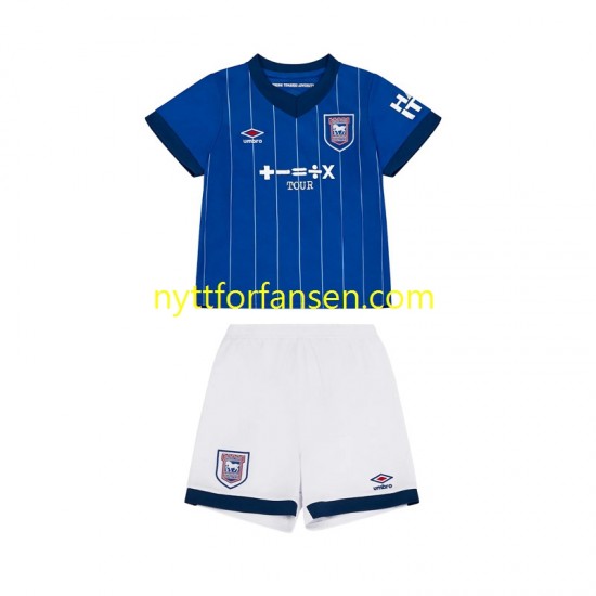 Fotballdrakt Ipswich Town Barn Hjemmedraktsett 2024-2025 Kortermet