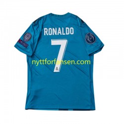 Real Madrid Fotballdrakt Cristiano Ronaldo 7 2017 Retro Barn Tredjedraktsett Kortermet