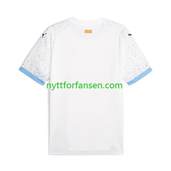 Fotballdrakt Girona Herre Bortedraktsett 2023-2024 Kortermet