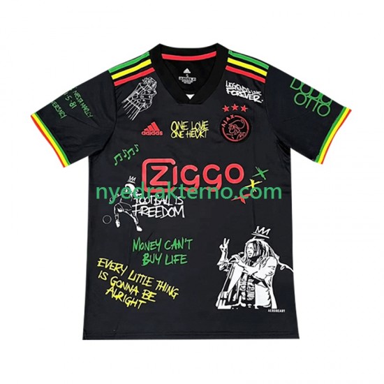 AFC Ajax Fotballdrakt Special Bob Marley Herre Hjemmedraktsett 2025-2026 Kortermet